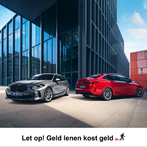 De BMW 1 Serie en de BMW 2 Serie Gran Coupé.