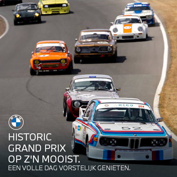 Historic Grand Prix op z'n mooist.