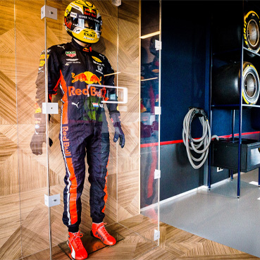 RED BULL VIP LOUNGE.