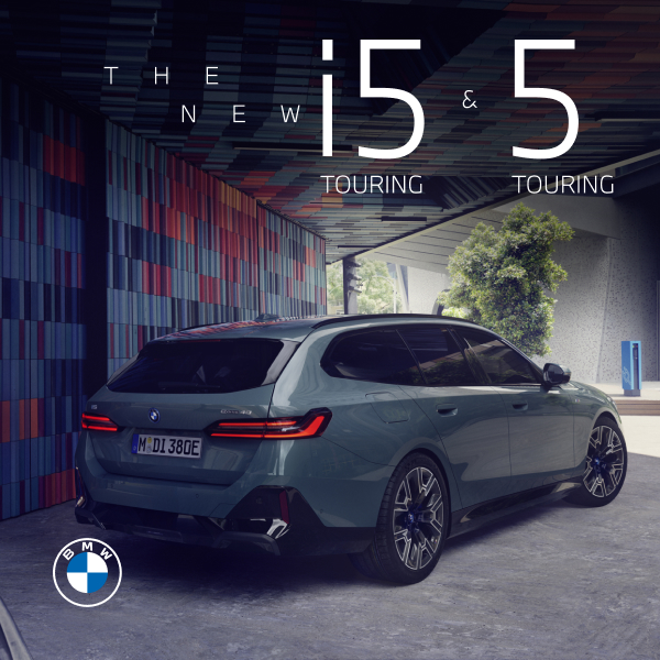 DE NIEUWE 5 SERIE TOURING. ALTIJD GENOEG RUIMTE - VOOR GRENZELOZE AVONTUREN.