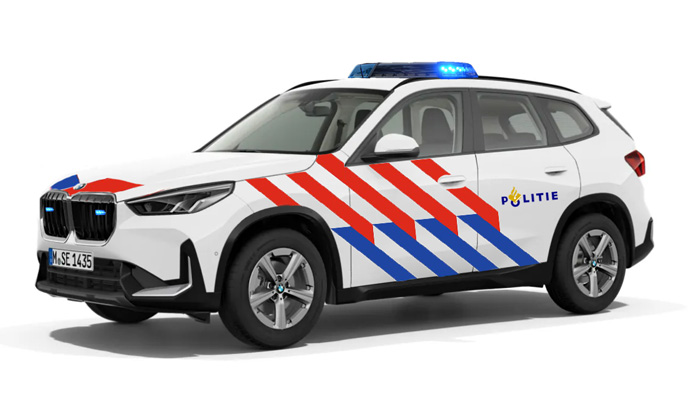 BMW X1 VOOR DE POLITIE.