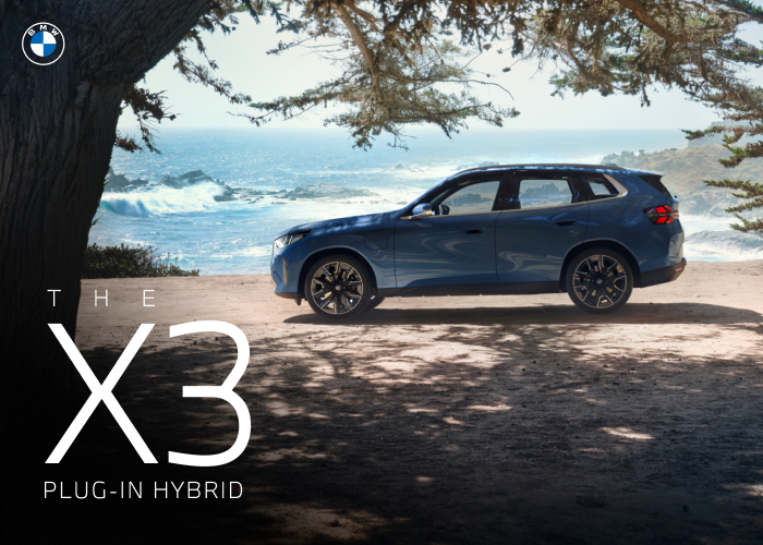 De nieuwe X3 Plug-in Hybride. Het avontuur roept.