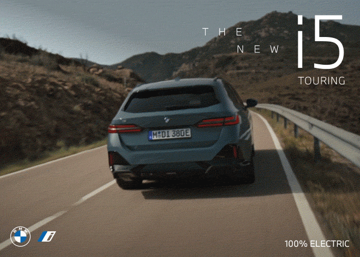 MAAK EEN PROEFRIT IN DE NIEUWE BMW i5 TOURING.
