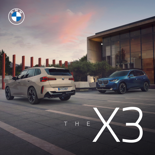 Klaar voor een proefrit in de BMW X3?