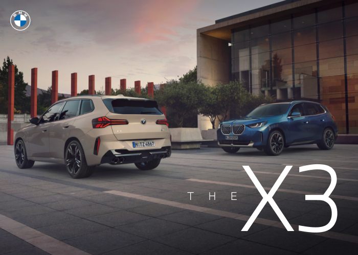 Klaar voor een proefrit in de BMW X3?