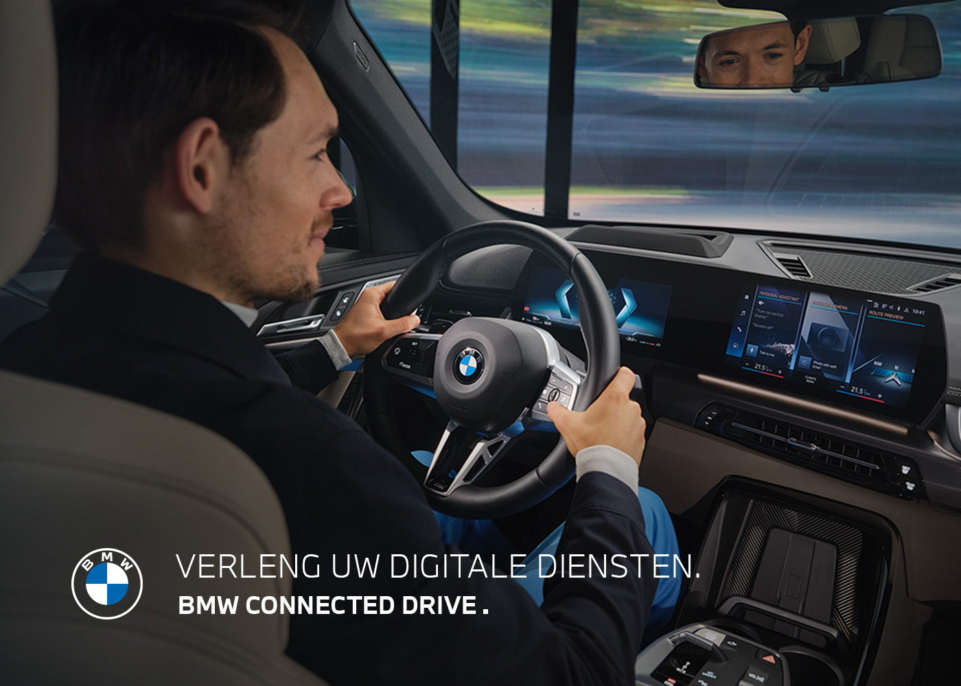 VERLENG UW DIGITALE DIENSTEN. BMW CONNECTED DRIVE.