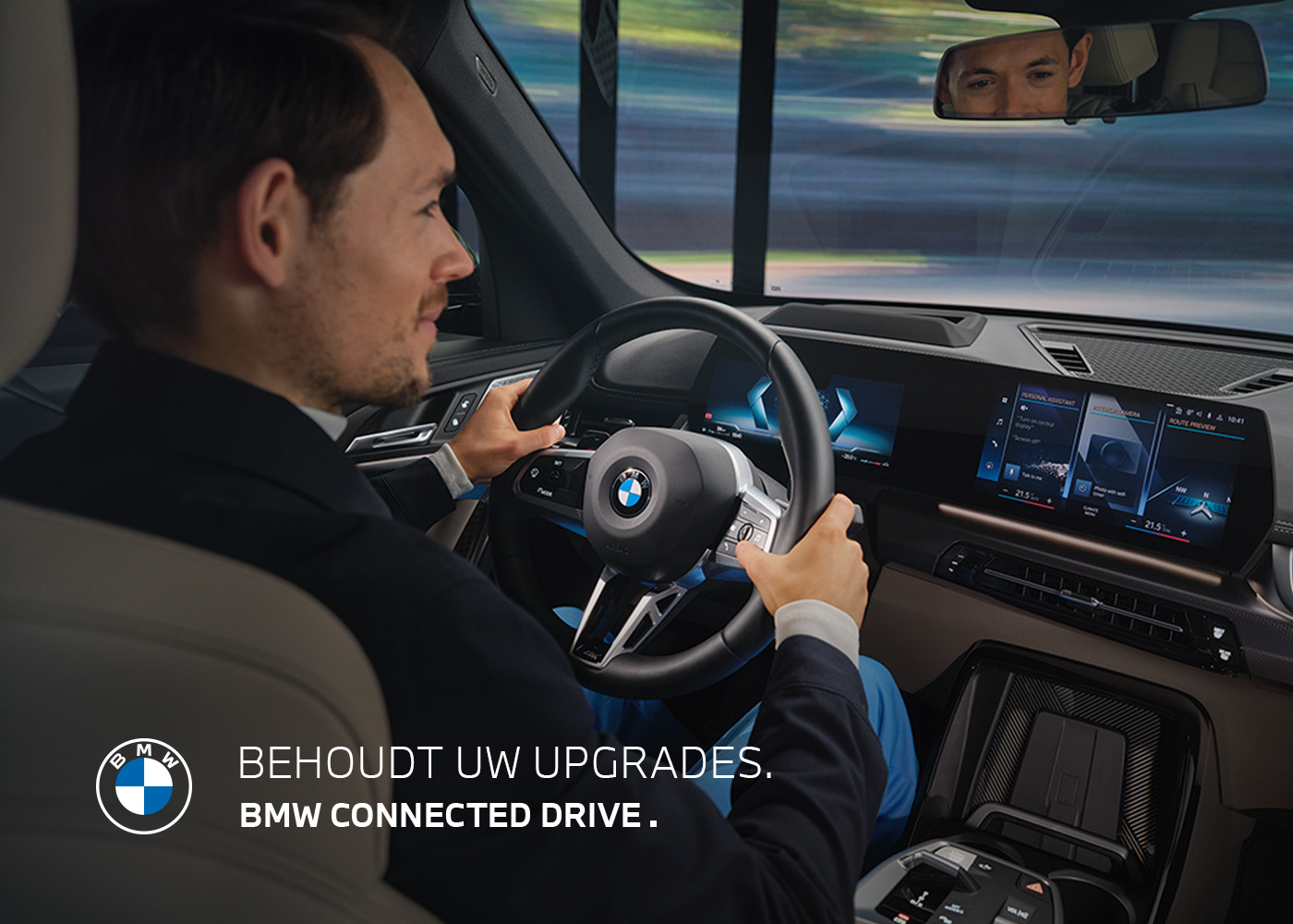 BEHOUDT UW UPGRADES. BMW CONNECTED DRIVE.
